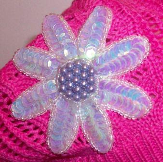 Pink "Summer style" beret