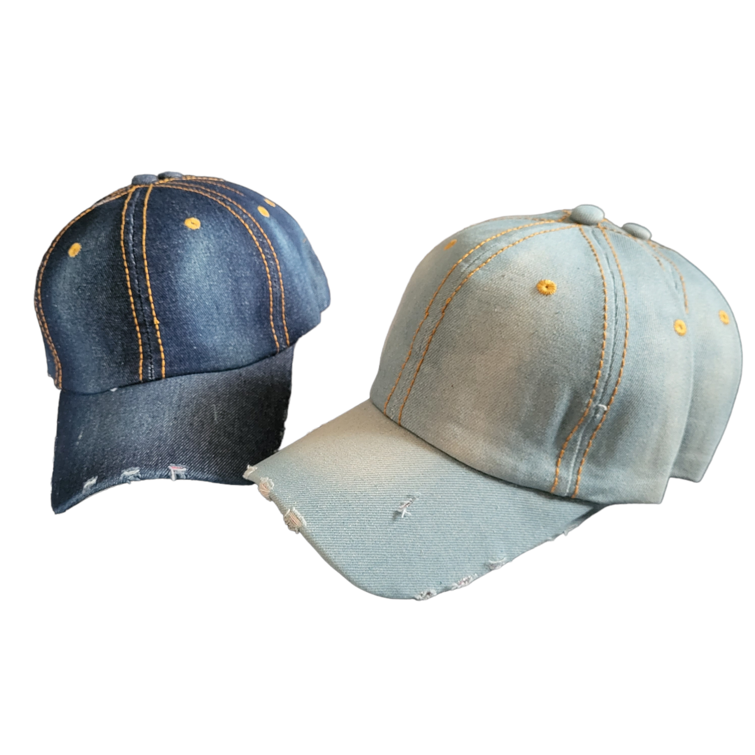 Denim caps