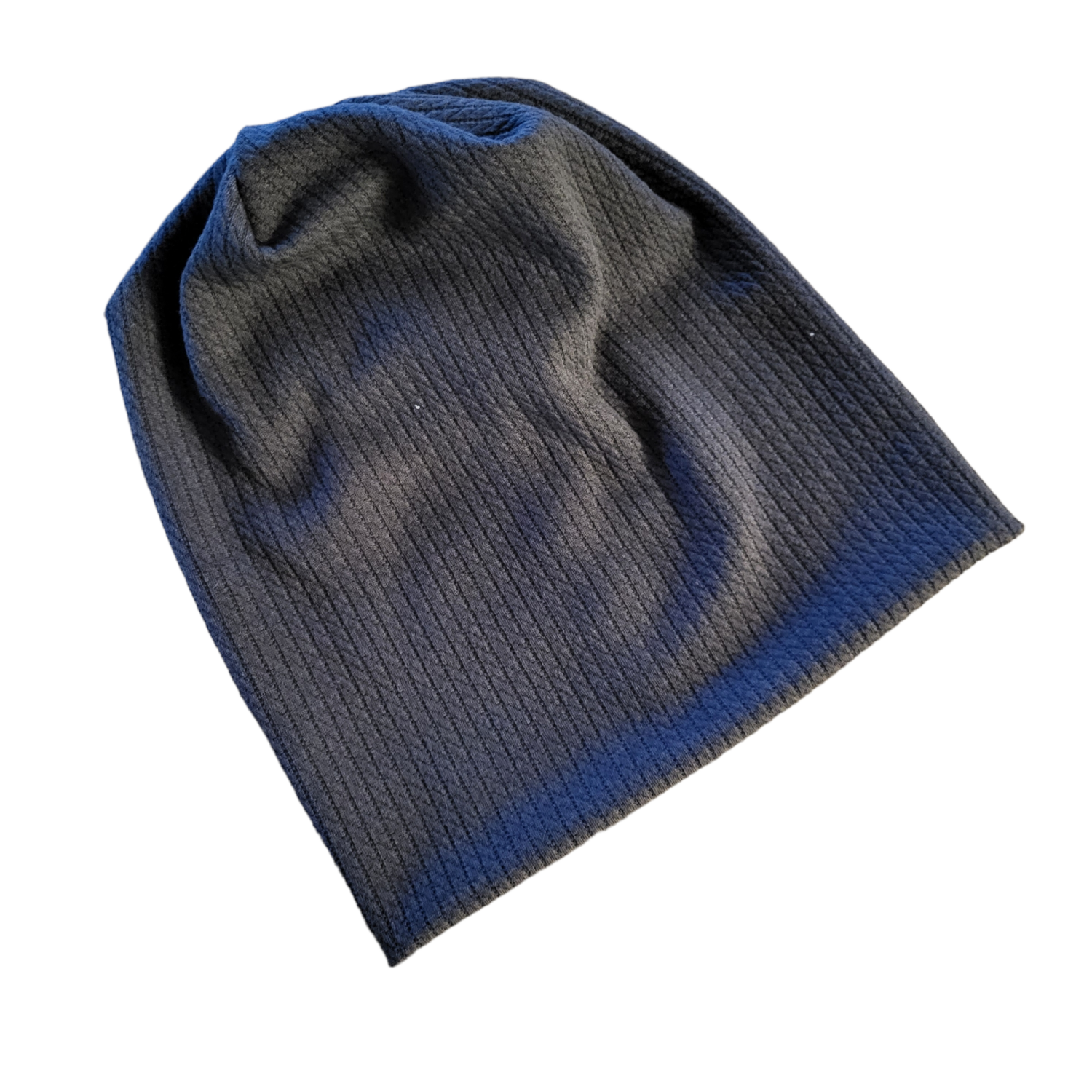 Slate fine cable ribbed beanie