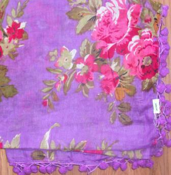 Snazzy tichel light purple