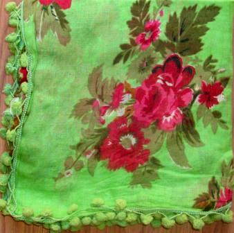 Snazzy tichel light green