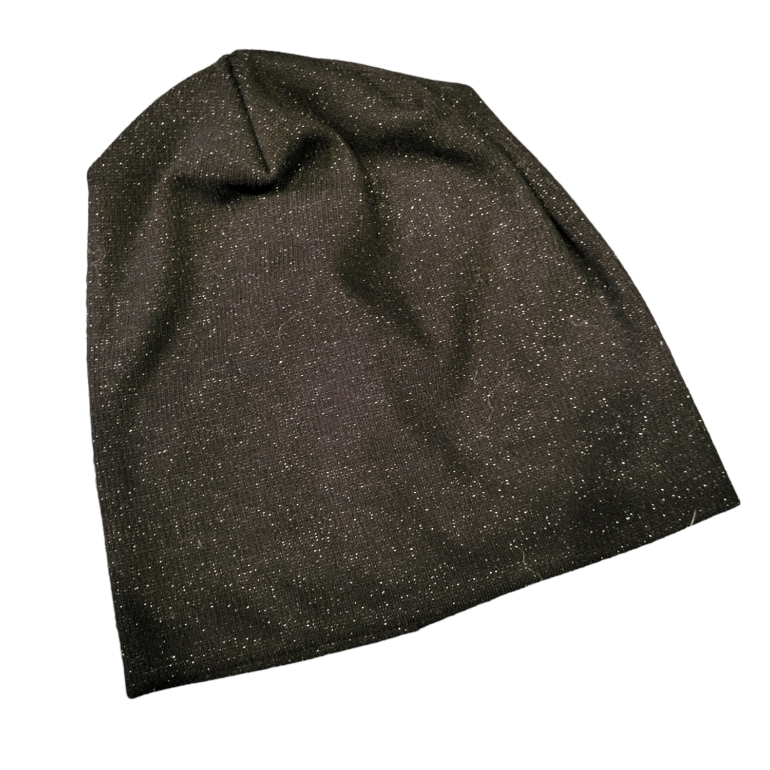 Black sparkle beanie