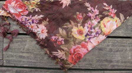 Brown tichel bandana