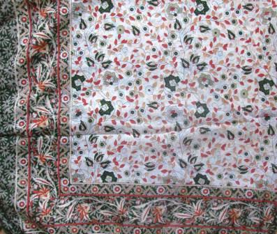 Green silky style tichel