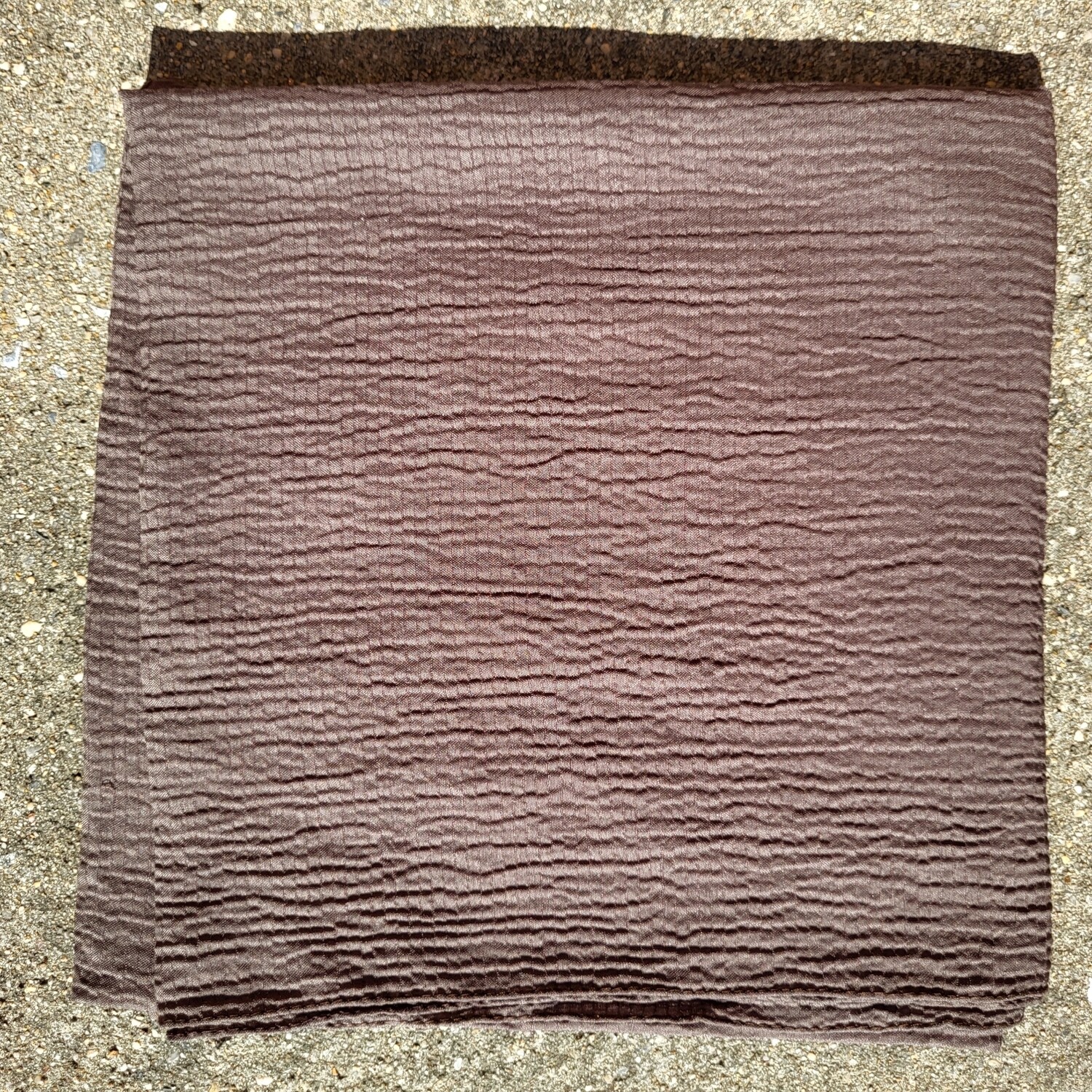 Dark olive textured solid tichel