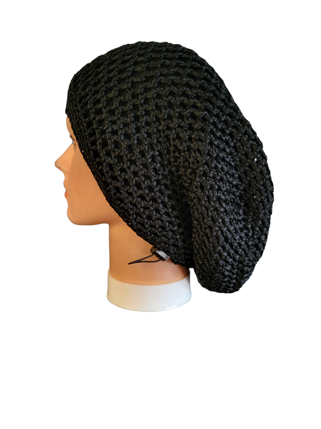 Longer  crocheted snood