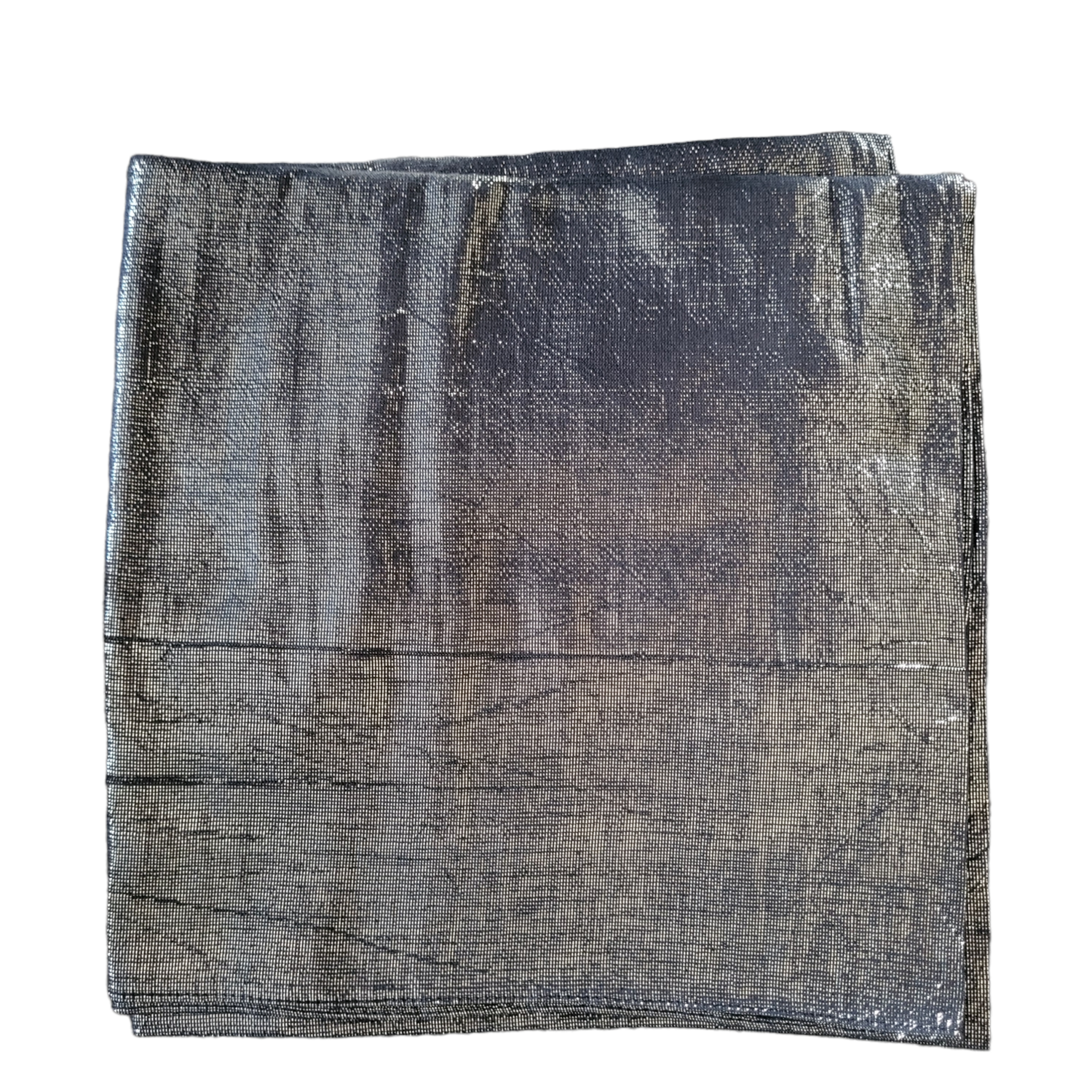 Shimmering solid tichel black