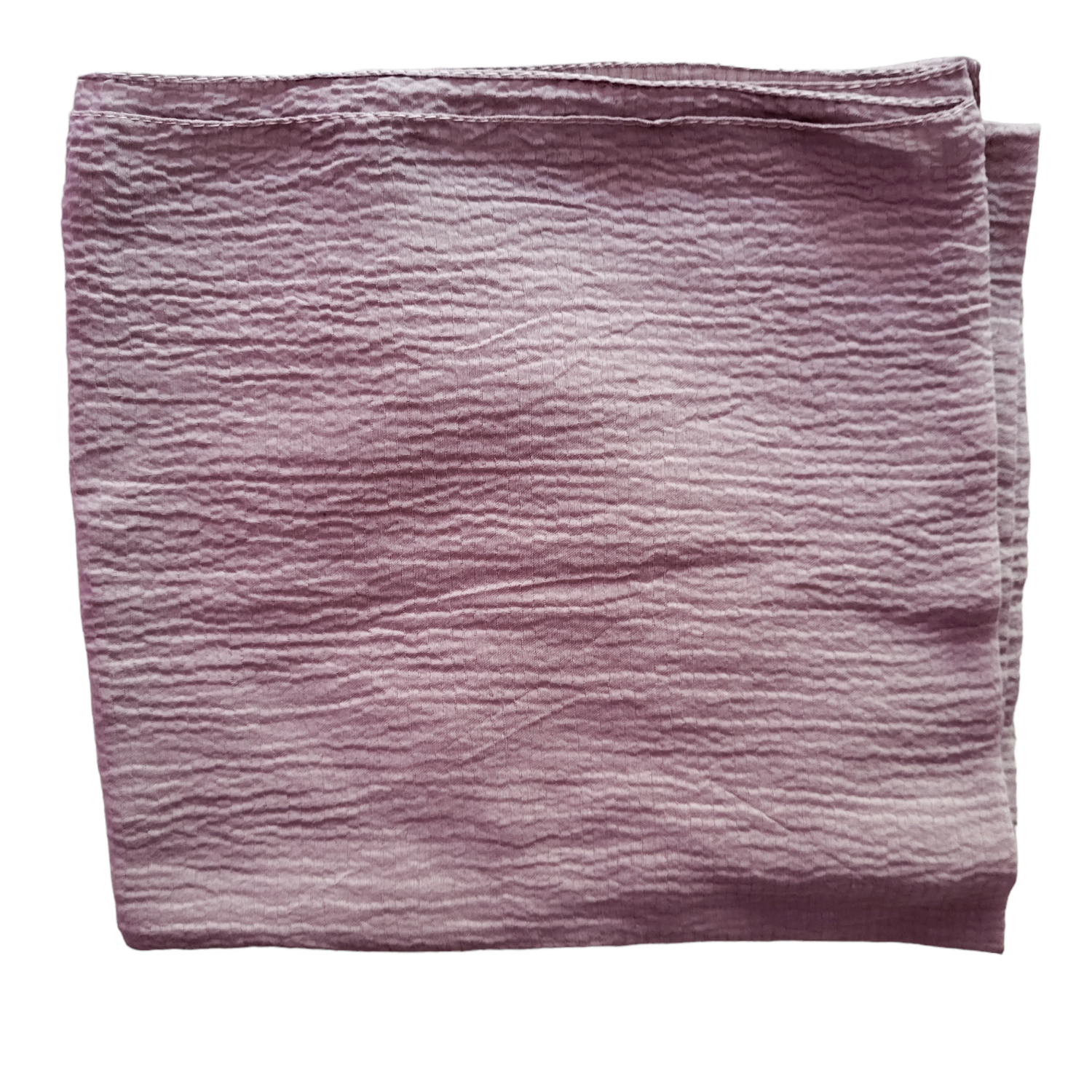 Dusty lavender textured solid tichel