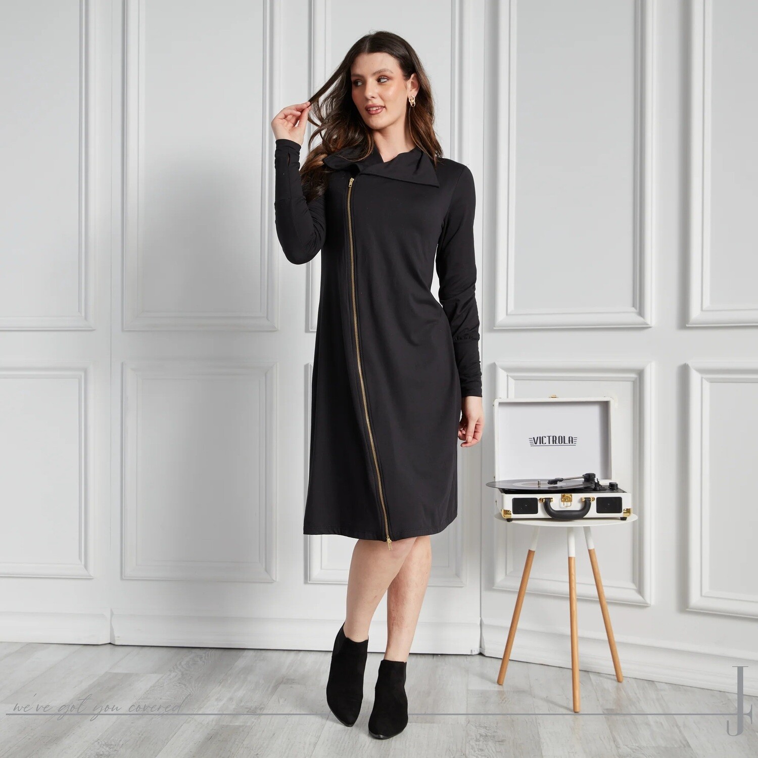 Zip front dress - perfect for EVERY day, Size: M