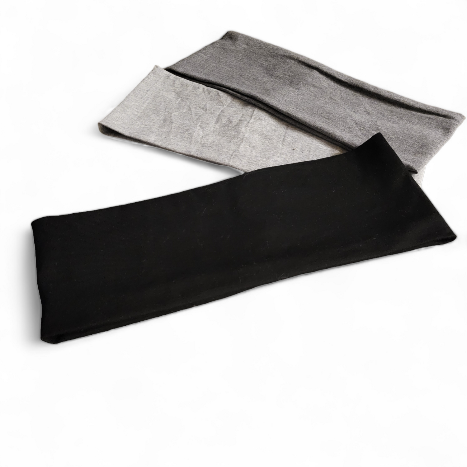 Solid cotton flat headbands 