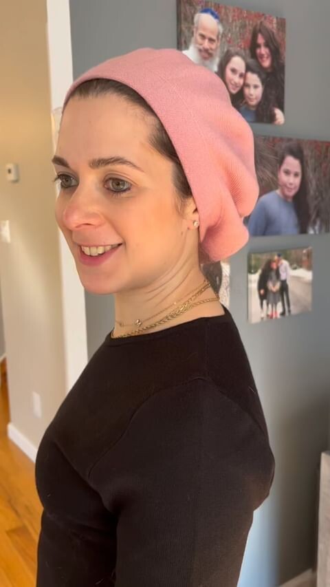 Softest beret with fur