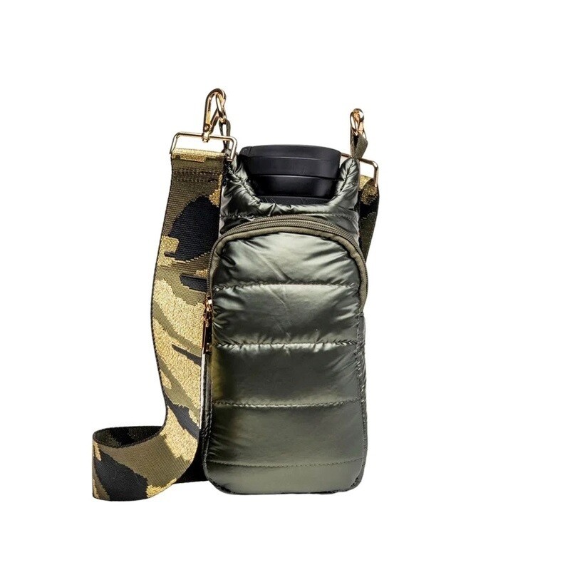 Awesome bag - army green shiny
