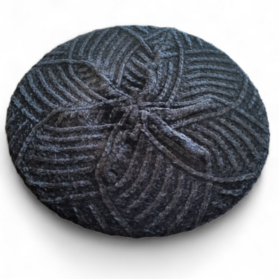 Black - velvet diamond patterned unlined snood