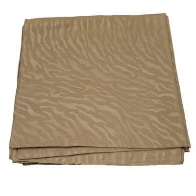 Olive - slightly zebra patterned tichel head scarve