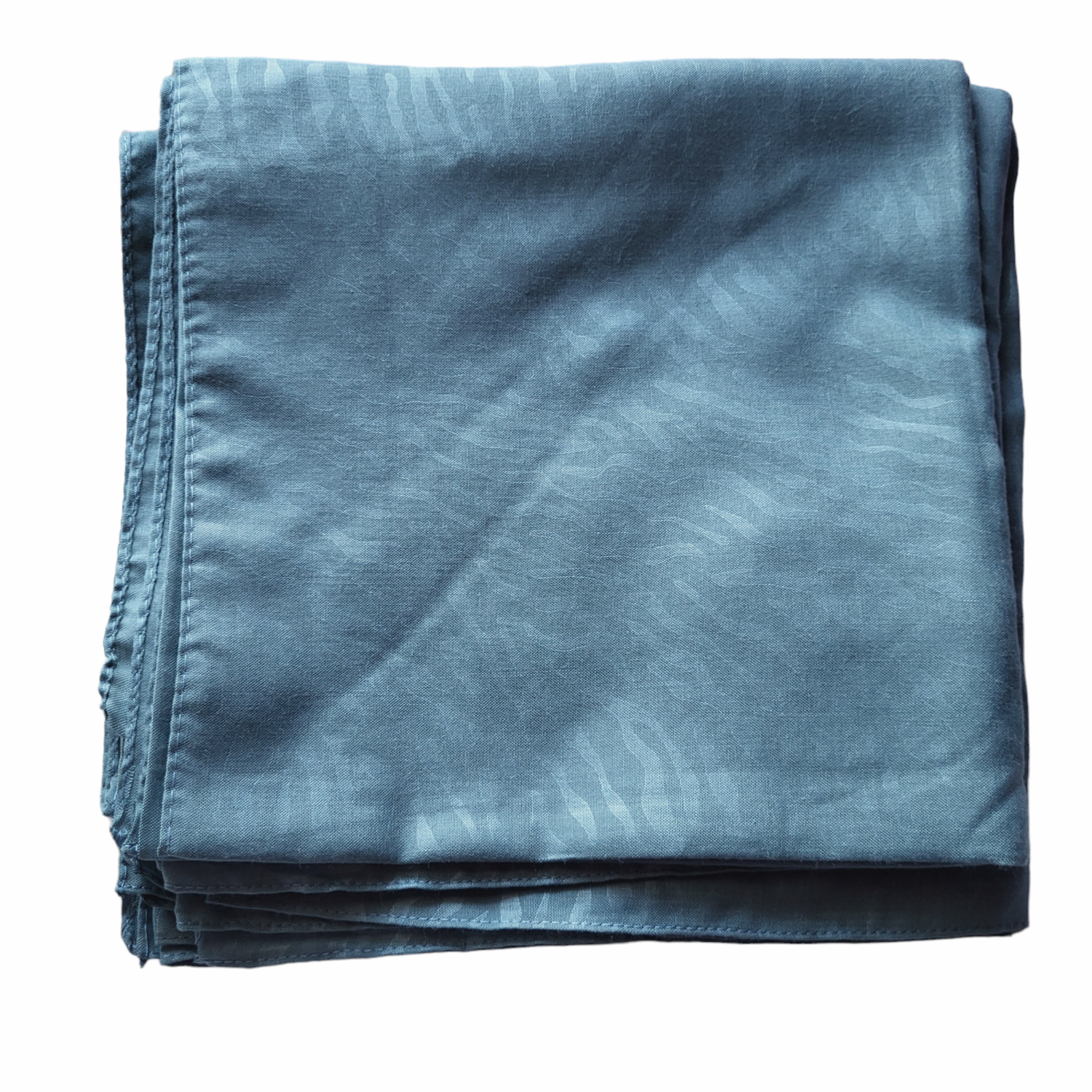 Denim - slightly zebra patterned tichel head scarve