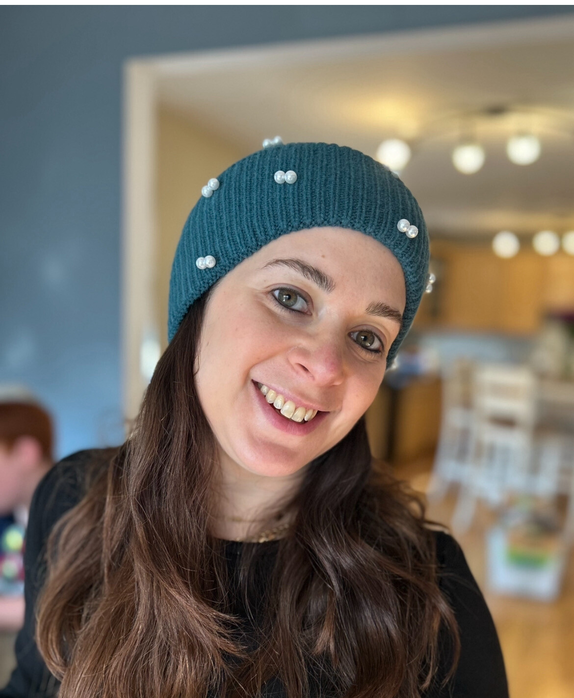 Pearled Fold-over Hats