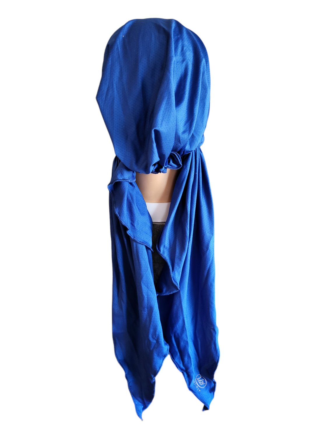 Royal blue - Dri-Fit pretied tichel w/band sewn in