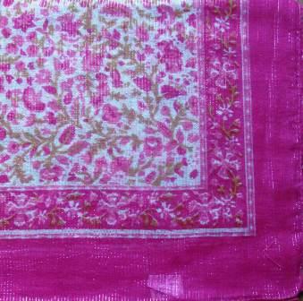 Thin lines tichel pink