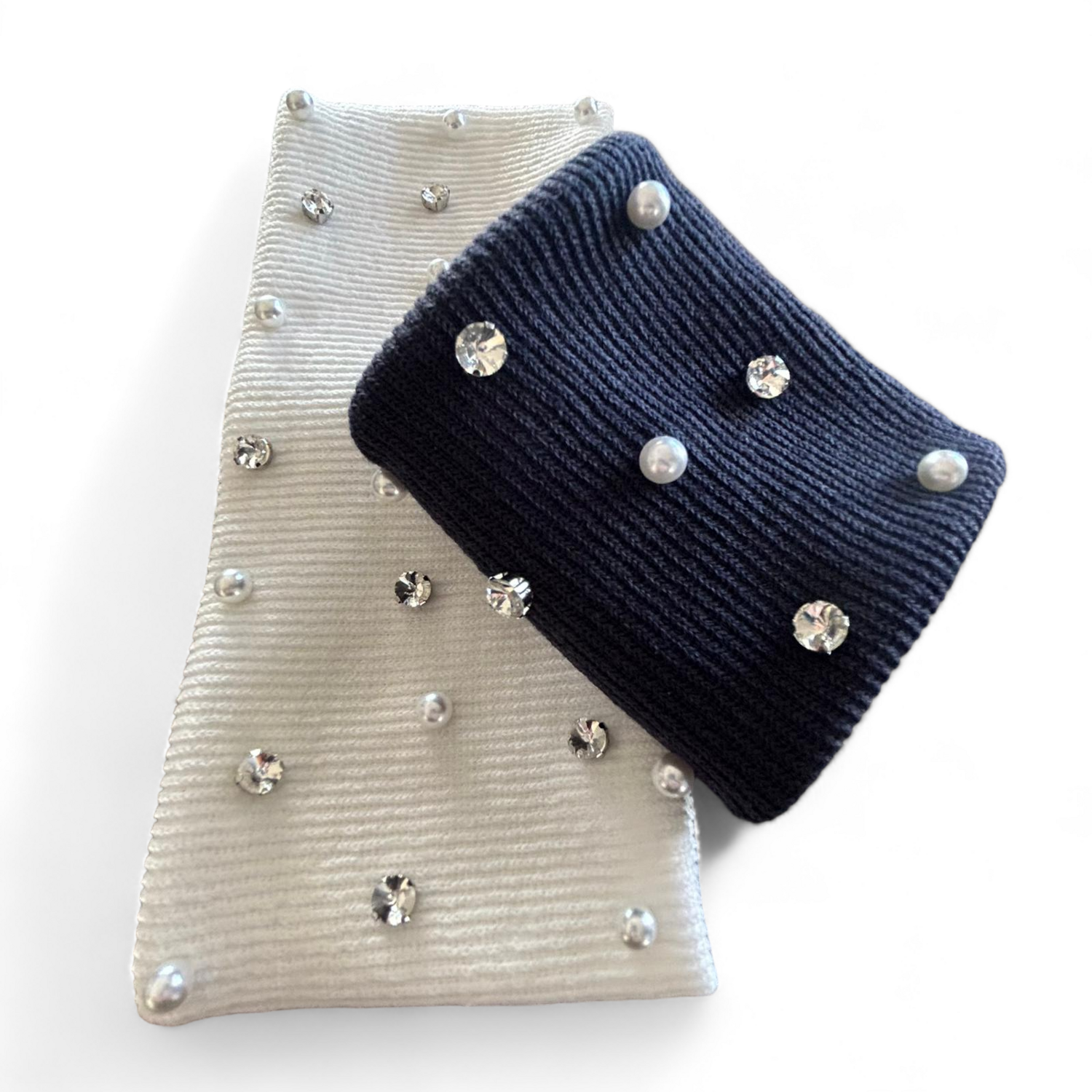 Sparkle n&#39; shine - lux knit headband, choose: navy