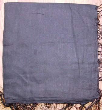 Black solid color tichels