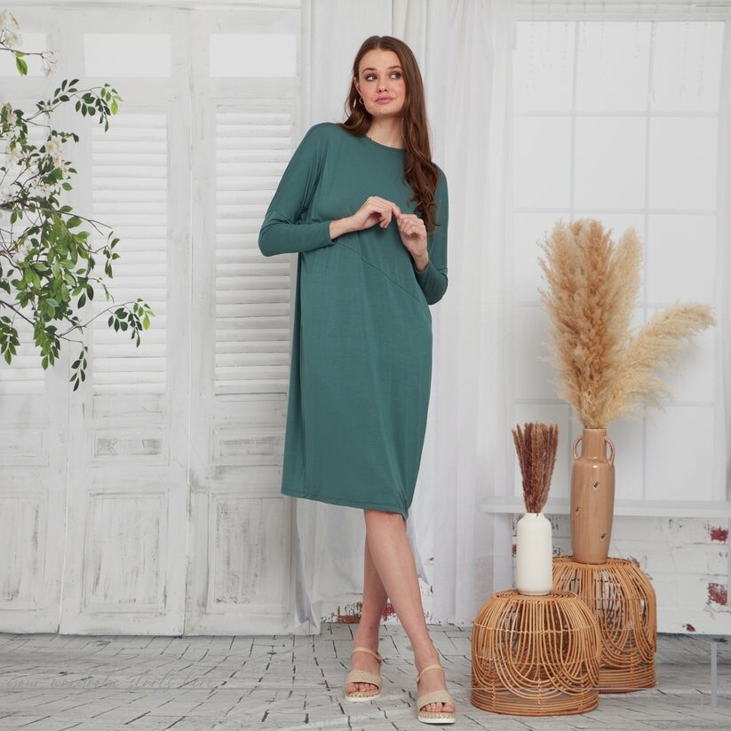 Seafoam oversize fit dress