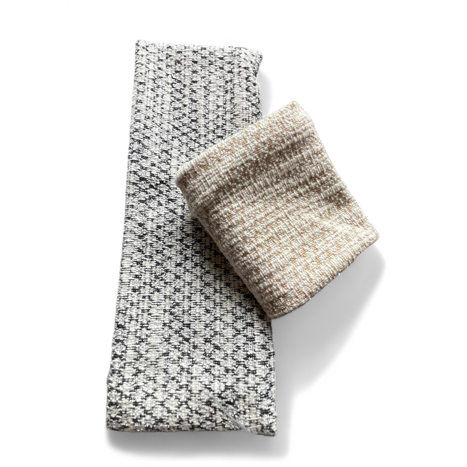 Mid-weight best for season - diamond pattern flat headbands