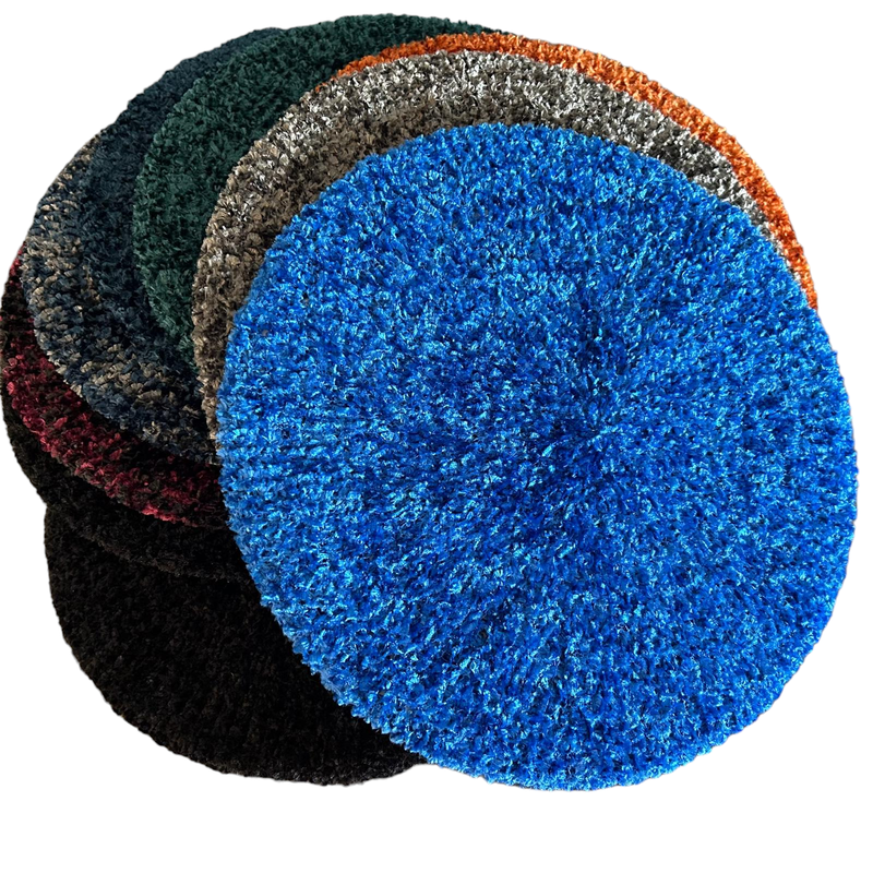 Chenille snoods in many colors