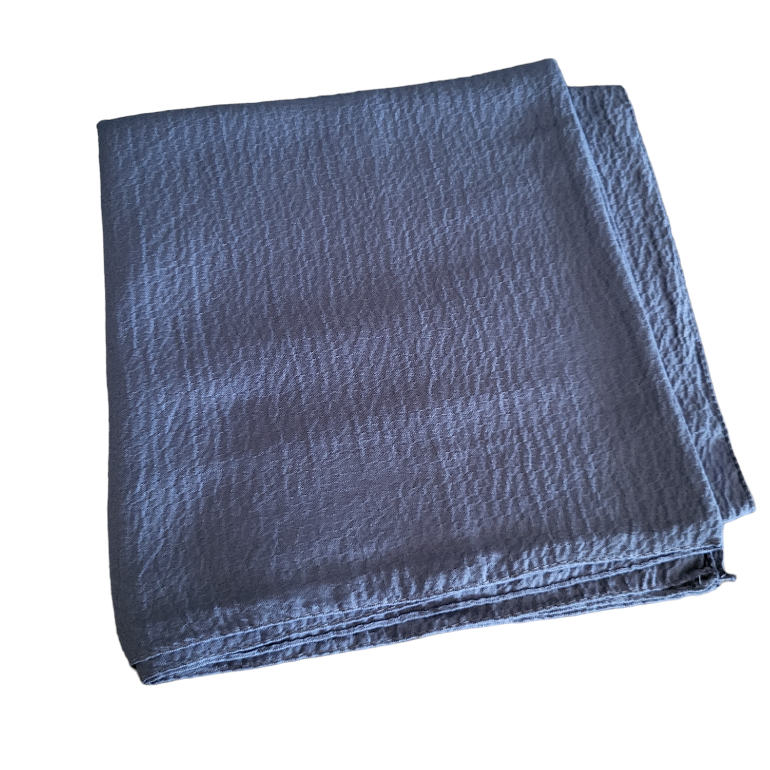 Slate textured solid tichel