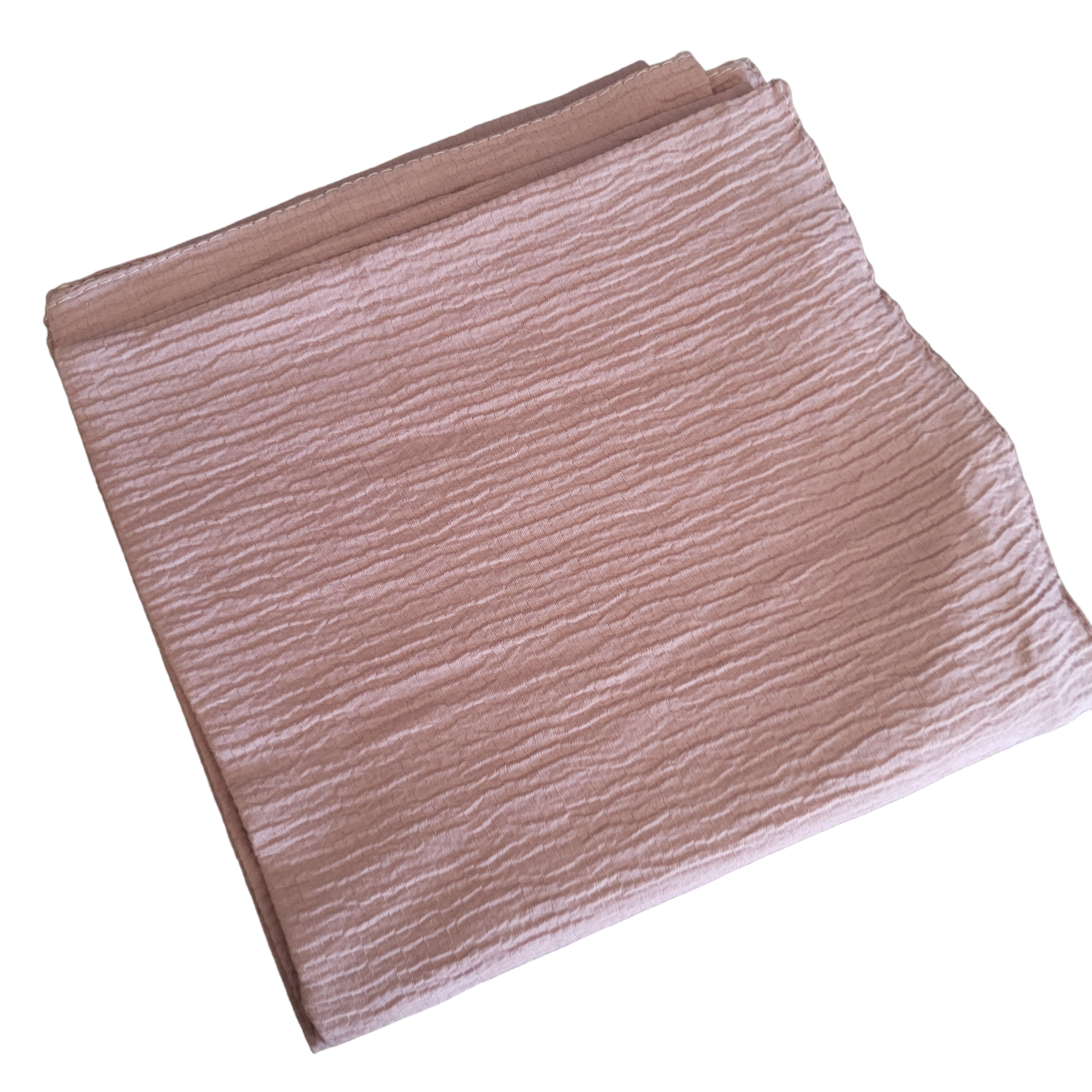 Blush textured solid tichel