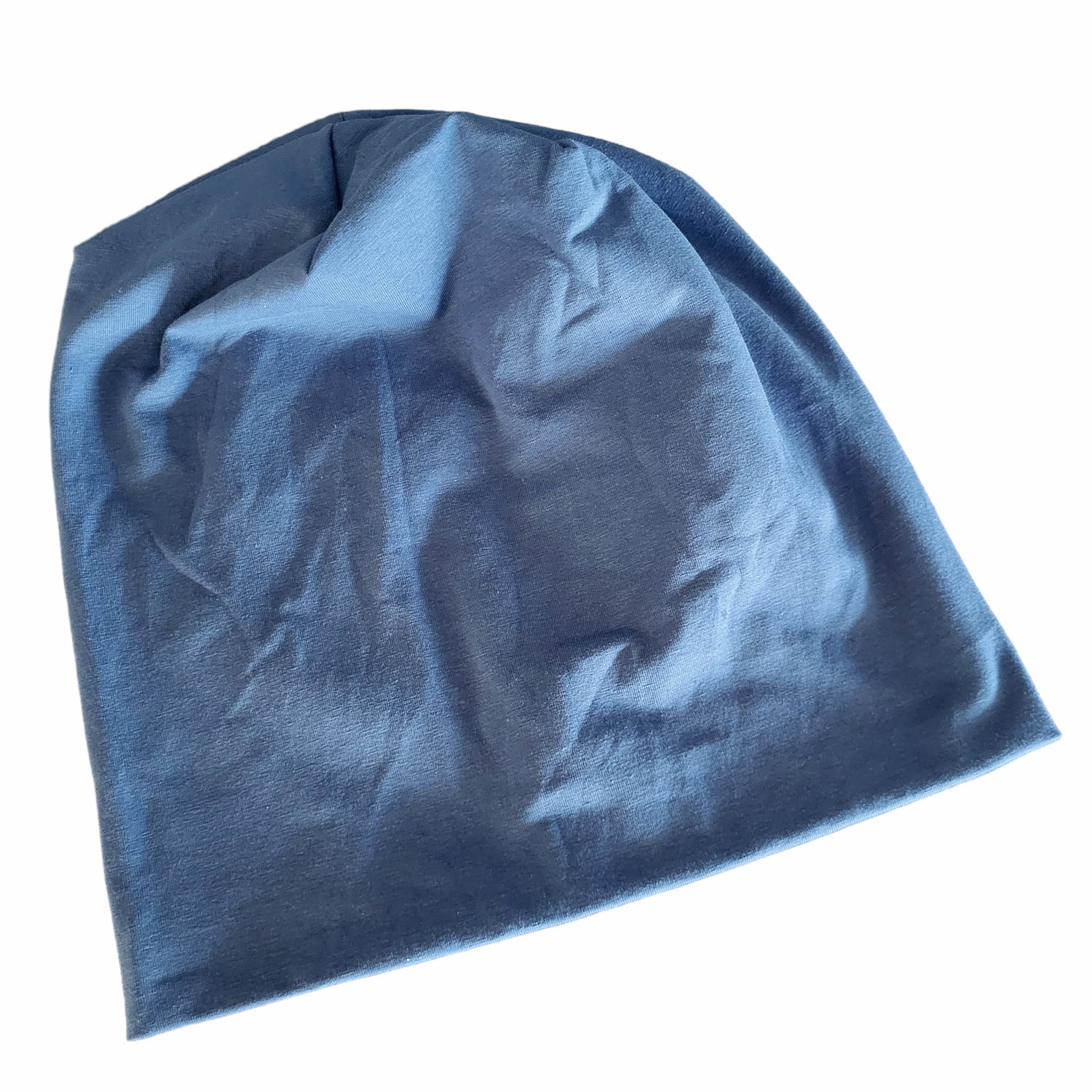 Blue/denim thin cotton beanie