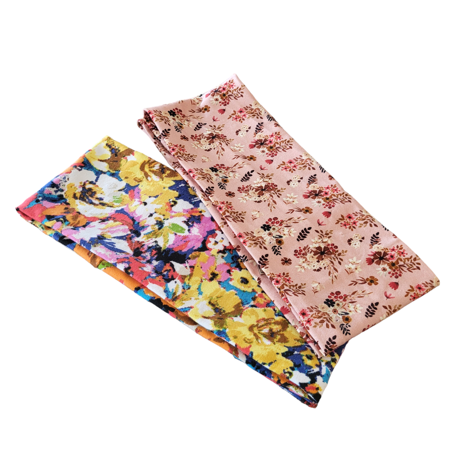 Patterned super thin cotton flat headbands