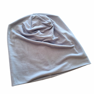 Light blue/denim cotton beanie