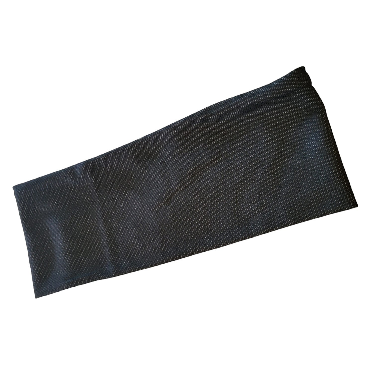 Flat denim headbands, choose: black denim