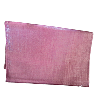 Shimmering solid tichel  mauve/dull pink