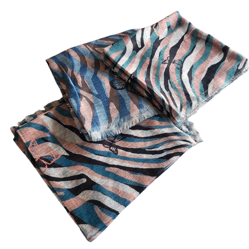 Soft fringes - waves &amp; butterflies tichels