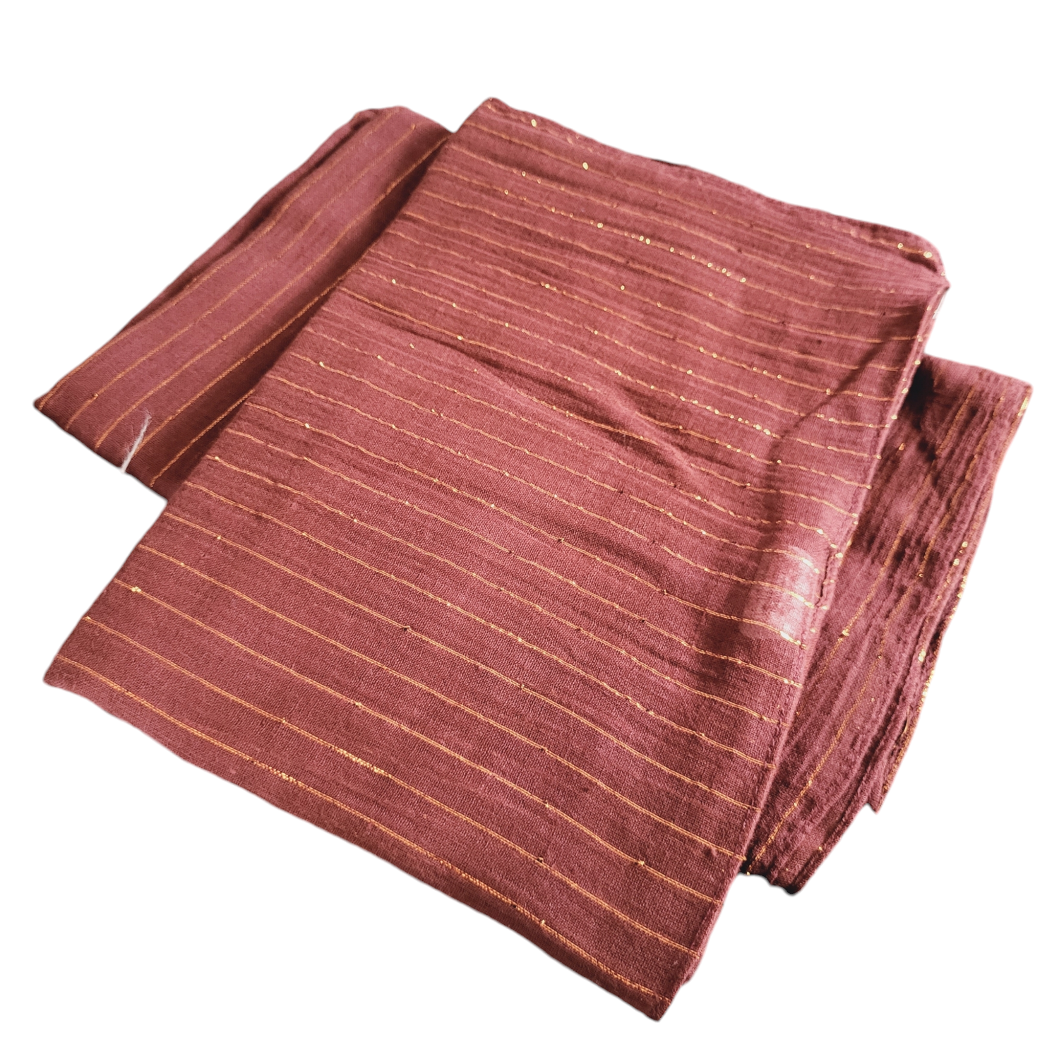 lurex tichel gold threads - burgundy