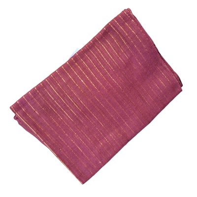 lurex tichel gold threads - maroon