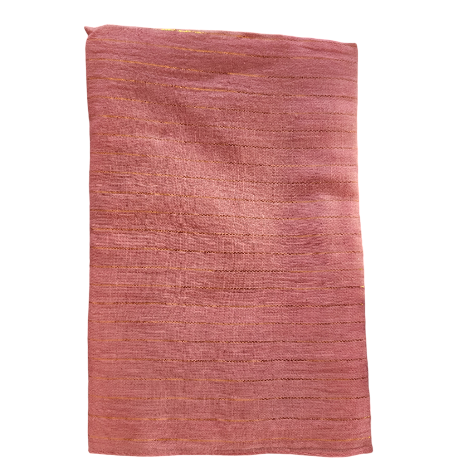 lurex tichel gold threads - dusty pink