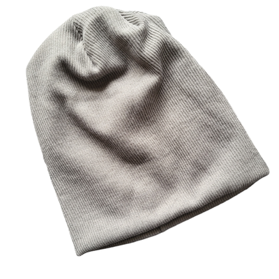 Lux knit beanie - light gray