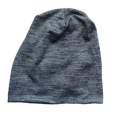 Dressy knit beanie - black