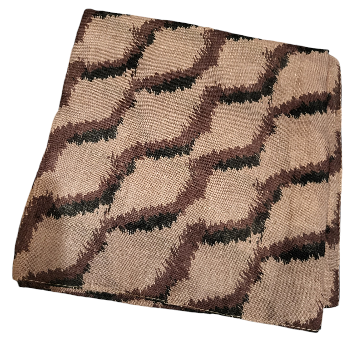 Brown  - ripple soft tichel
