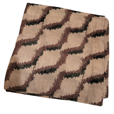 Brown  - ripple soft tichel