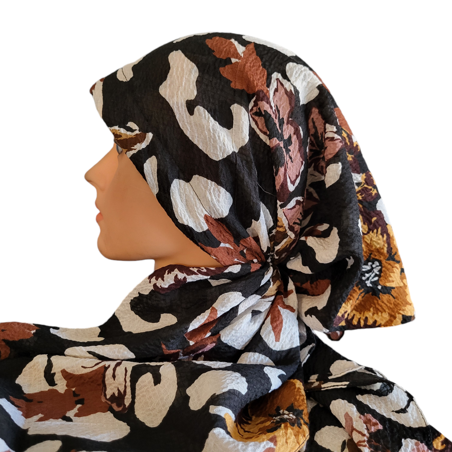 Black - Fall beauty - AWESOME soft gauzy pretied tichel