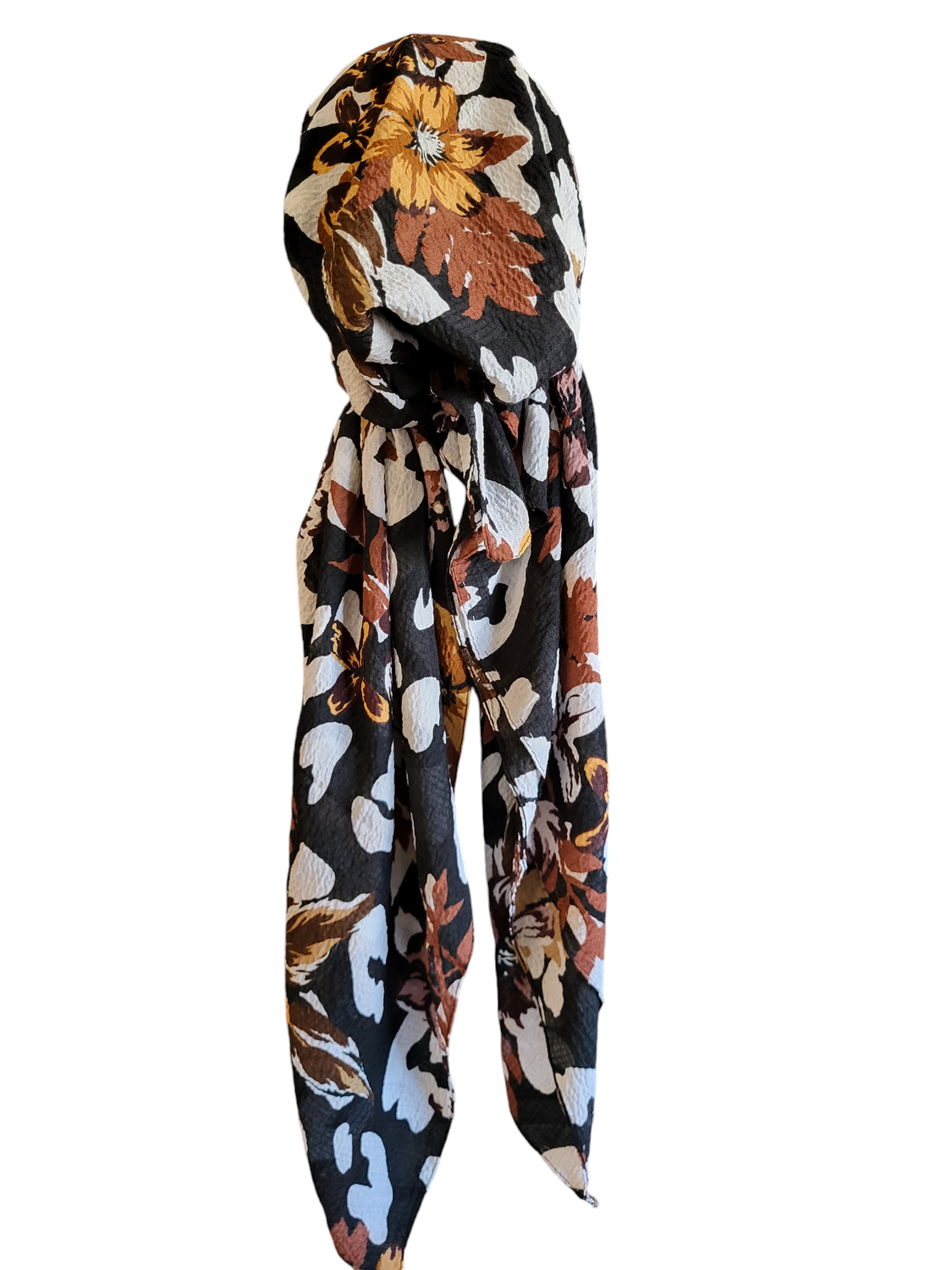Black - Fall beauty - AWESOME soft gauzy pretied tichel