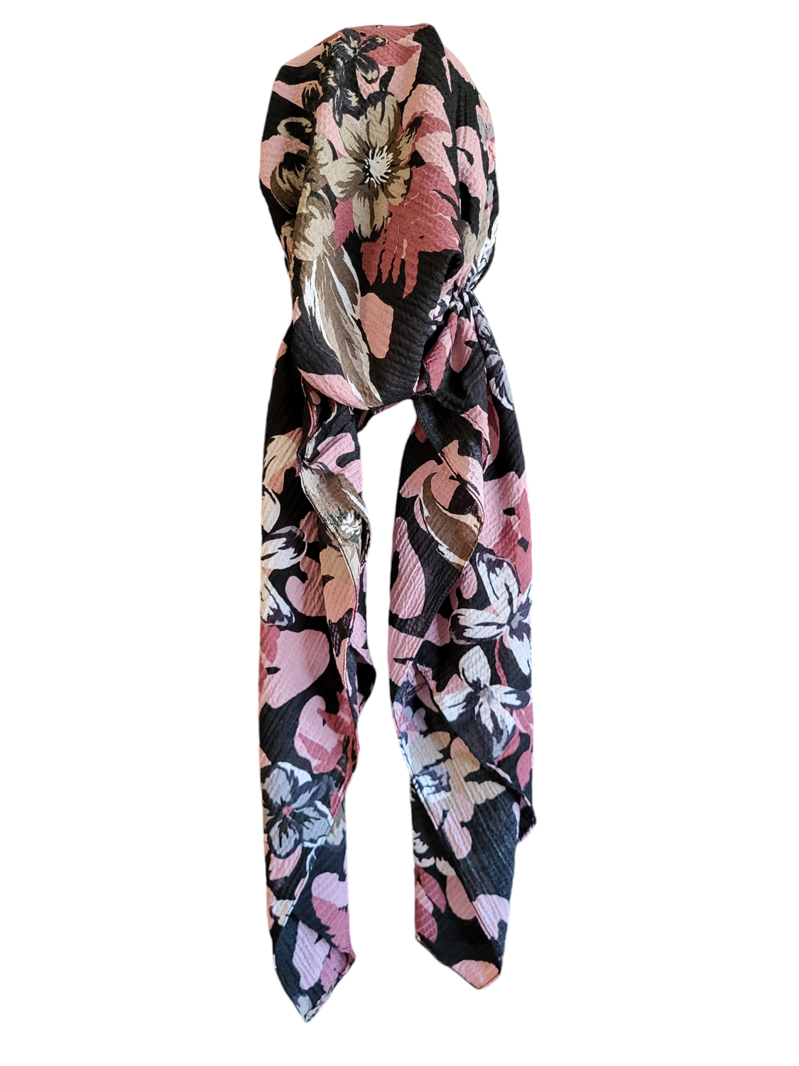 Black - Fall beauty - AWESOME soft gauzy pretied tichel