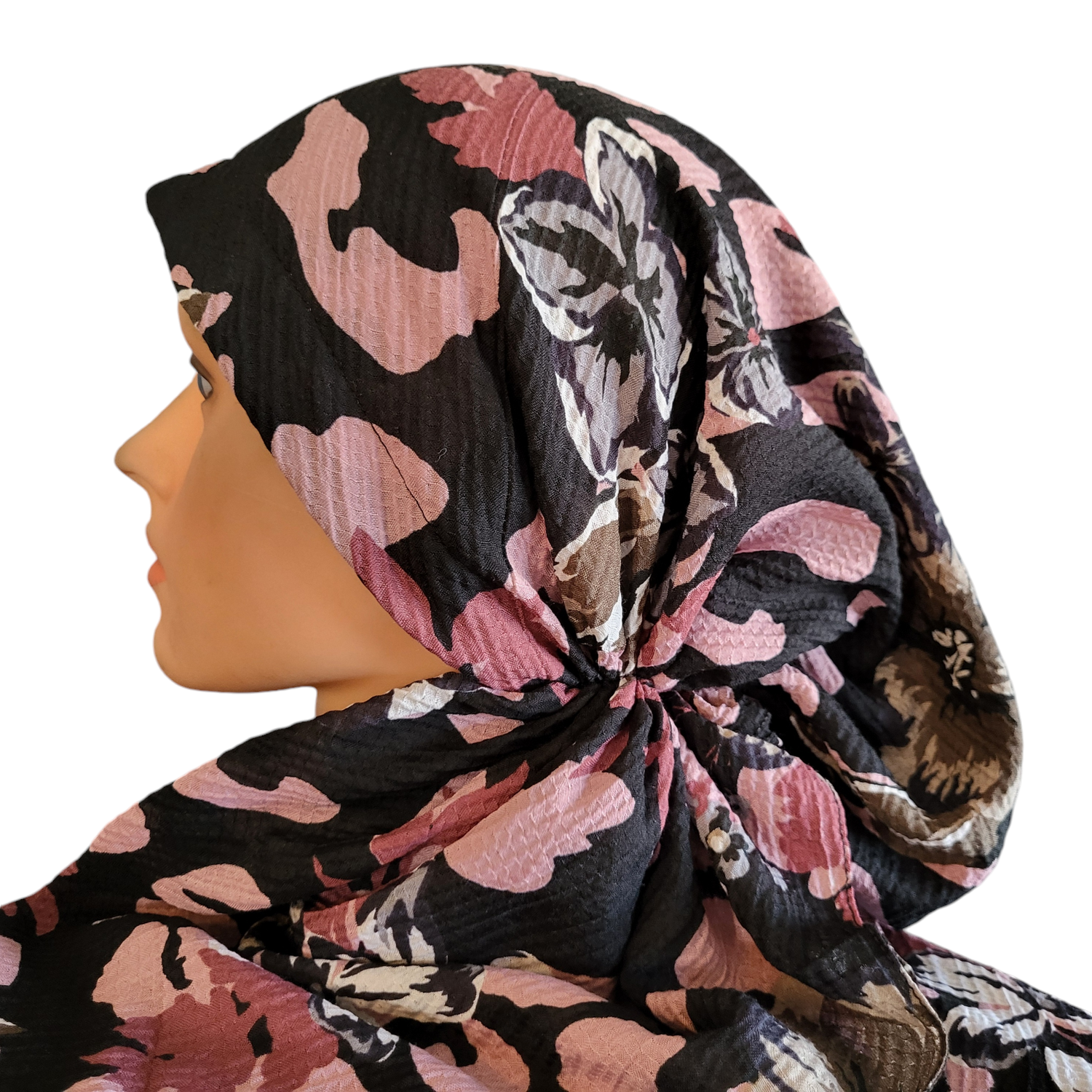 Black - Fall beauty - AWESOME soft gauzy pretied tichel