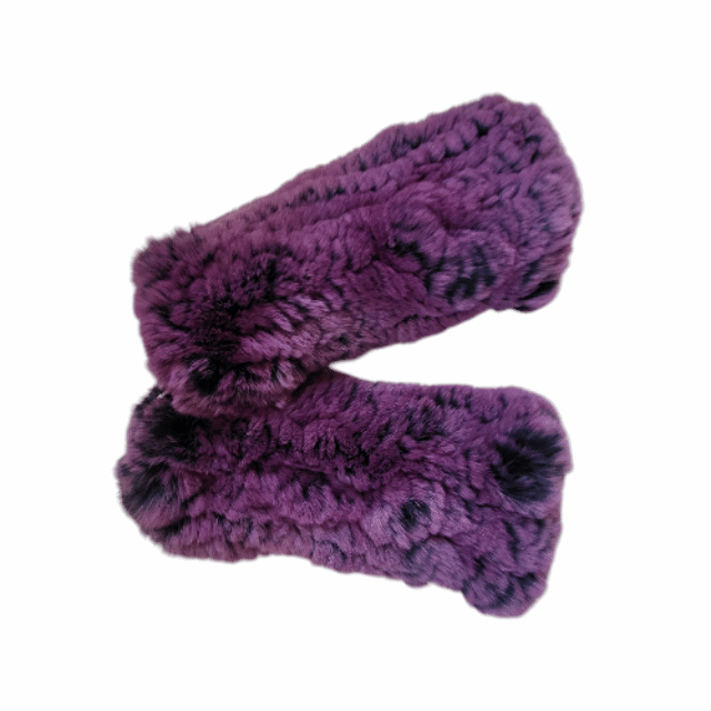 Gorgeous fur fingerless gloves