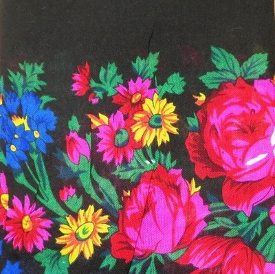 Black vintage tichel