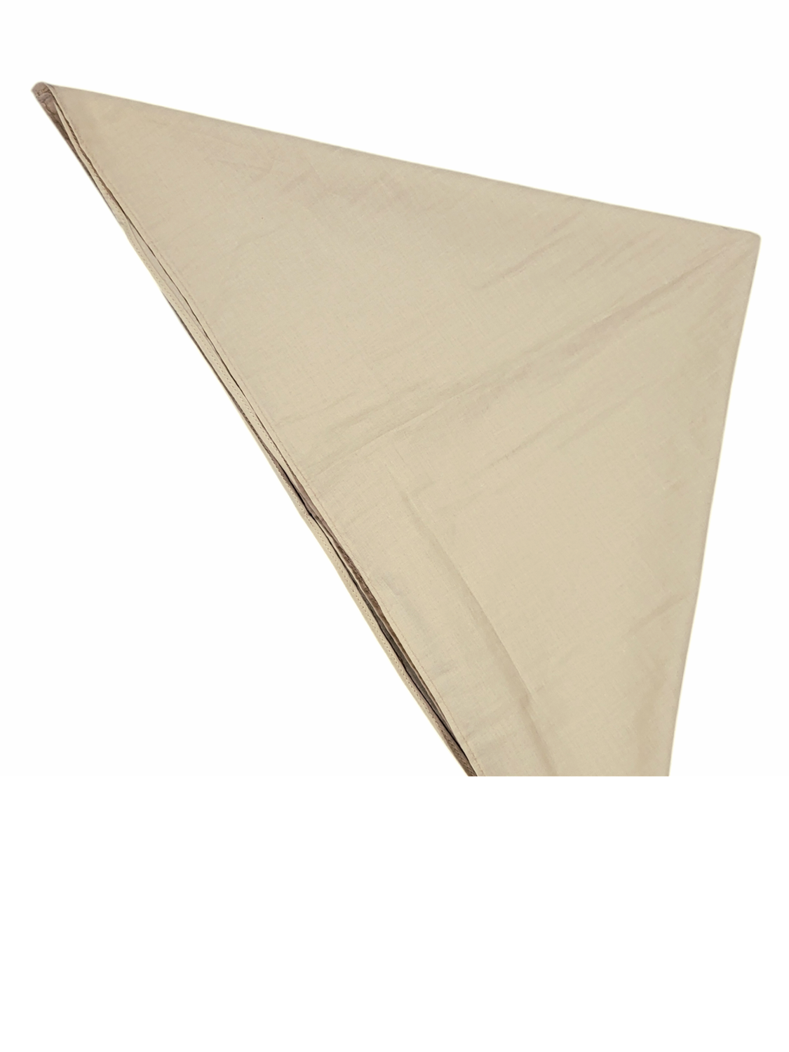 Beige/tan small square tichel.