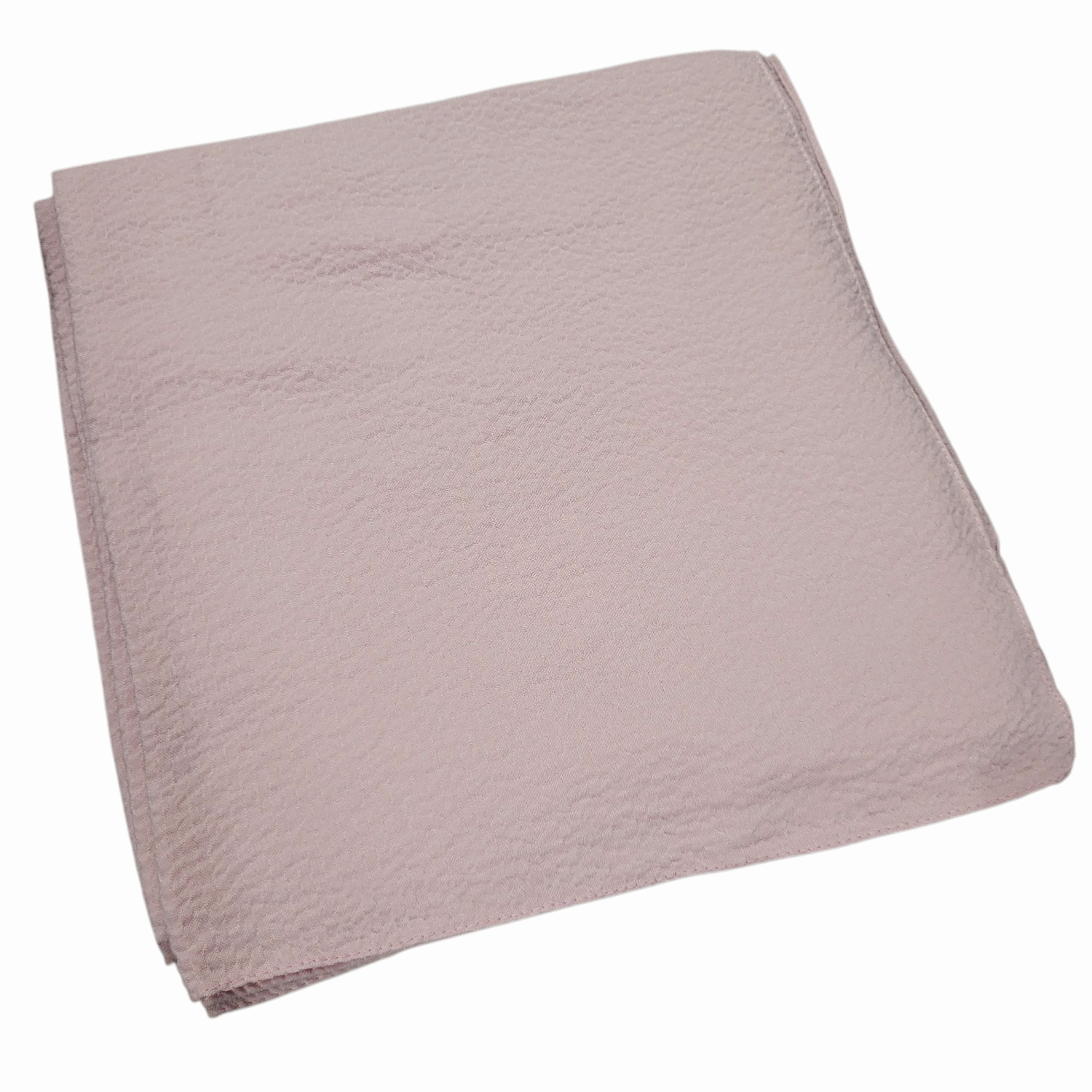 Dusty baby pink textured solid tichel